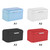 2PCS Bread Box Metal Bread Container Vintage Design Food Storage Tank for Home Kitchen Use