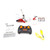 SYMA S111H Remote Control Helicopter with Dual Propeller 2.4GHz Remote Control Drone Altitude Hold-Toy Gift for Boys Girls Adults with 2 Battery
