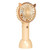 Handheld Fan Portable Rechargeable Quiet Mini Fan  Desk Fan with Base Colorful Light for Summer Indoor Outdoor Activities