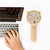 Handheld Fan Portable Rechargeable Quiet Mini Fan  Desk Fan with Base Colorful Light for Summer Indoor Outdoor Activities