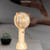 Handheld Fan Portable Rechargeable Quiet Mini Fan  Desk Fan with Base Colorful Light for Summer Indoor Outdoor Activities