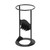 Black Mini Quick Wood Splitter Large Size Robust Safe Log Splitter Manual Wood Splitting Tool for Camping