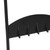 Black Mini Quick Wood Splitter Large Size Robust Safe Log Splitter Manual Wood Splitting Tool for Camping
