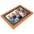 10.1 Inch Wooden Digital Photo Frame 1280x800 HD IPS Display Video Electronic Picture Frame for Home 100‑240V UK Plug
