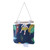 Cartoon Cotton Linen Multi Pockets Wall Door Hanging Bag Storage Closet (Blue Single Pocket)