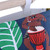 Cartoon Cotton Linen Multi Pockets Wall Door Hanging Bag Storage Closet (Blue Single Pocket)