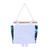 Cartoon Cotton Linen Multi Pockets Wall Door Hanging Bag Storage Closet (Blue Single Pocket)