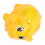 Transparent Plastic Money Saving Box Break Resistance Pig Shaped Piggy Bank for ChildrenL