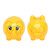 Transparent Plastic Money Saving Box Break Resistance Pig Shaped Piggy Bank for ChildrenL