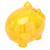 Transparent Plastic Money Saving Box Break Resistance Pig Shaped Piggy Bank for ChildrenL