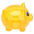 Transparent Plastic Money Saving Box Break Resistance Pig Shaped Piggy Bank for ChildrenL