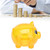 Transparent Plastic Money Saving Box Break Resistance Pig Shaped Piggy Bank for ChildrenL