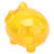 Transparent Plastic Money Saving Box Break Resistance Pig Shaped Piggy Bank for ChildrenL
