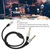 1/8 Inch to 1/4 Stereo Splitter Y Cable Gold Plated 3.5mm Dual Channel Female to Dual 6.35mm Mono Male Cable 19.7in