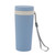 Water Bottle Wheat Straw Double Layer Healthy Student Cup 300ML (Blue)