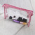 3Pcs/Set Fashion Makeup Bag Travel Storage Case Waterproof Handbag Cosmetic Accessories Pink