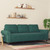 vidaXL 3-Seater Sofa Dark Green 70.9" Velvet