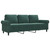 vidaXL 3-Seater Sofa Dark Green 70.9" Velvet