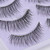 4 Pairs Professional Reusable False Eyelashes Fake Eye Lashes Party Fancy Makeup (Thick&Purple)