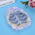 4 Pairs Professional Reusable False Eyelashes Fake Eye Lashes Party Fancy Makeup (Thick&Purple)