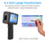 Handheld Printer Portable Inkjet Printer 600dpi High Definition Inkjet Code Printer with 4.3 Inch LED Touchscreen Quick-Drying Ink Cartridge for Label/Production Date/Barcode/Trademark/Logo/Graphic etc.