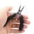 Badminton Racket Stringing Combo Tools with Starting Clamp Stringing Hook Bent Nose Pliers Flying Clamp Straight Awl