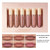 HANDAIYAN 6Pcs Rose Matte Liquid Lipstick Set Waterproof Non-stick Long-lasting Lip Gloss Lip Makeup