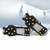 Snow Antiskid Spikes Grips Mountain Climbing Footwear Ice Traction Cleats (S)