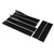 Side Skirt Winglet Splitters Diffuser Glossy Black for Car Sedan Coupe 2 Door 4 Door Universal
