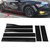 Side Skirt Winglet Splitters Diffuser Glossy Black for Car Sedan Coupe 2 Door 4 Door Universal