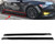 Side Skirt Winglet Splitters Diffuser Glossy Black for Car Sedan Coupe 2 Door 4 Door Universal