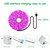 LED Grow Light Full Spectrum USB Grow Light Strip 2M 2835 SMD DC5V LED Phyto Tape for Seed Plants Flowers Greenhouses Indoor Vegetable Flower Seedling Fitolampy