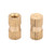 50pcs B Type Single Pass Through Blind Hole Brass Insert Part Embedded Knurled Nut (M3*10*5.3)