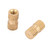 50pcs B Type Single Pass Through Blind Hole Brass Insert Part Embedded Knurled Nut (M3*10*5.3)