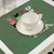 Coffee Cup Printed Anti-Slip Placemat Heat-insulation Bowl Plate Fork Table Mat(MG0030-4)