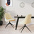vidaXL Chaises à manger lot de 2 Crème Velours