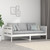 vidaXL Day Bed without Mattress White Solid Wood Pine 90x190 cm Single