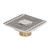 Floor Drain Odor Proof Insect Proof Square Floor Drain Electroplating Large Displacement for Bathroom Toilet Balcony Shallow Water