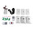 LCD Wireless GSM Burglar Alarm Door Window Sensor Home Security System