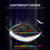 2.4G Wireless Gaming Mouse Rechargeable Mouse with RGB Light Effect 3 Adjustable movement speed Hollowed-out Honeycomb Design Pink