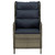vidaXL 7 Piece Patio Dining Set Brown