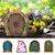 Fairy Door for Trees Miniature Fairy Garden Outdoor Decor Accessories Yard Art Sculpture Decoration for Kids Room Wall Trees