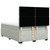 vidaXL Box Spring Bed with Mattress Light Grey 140x190 cm Velvet