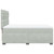 vidaXL Box Spring Bed with Mattress Light Grey 140x190 cm Velvet