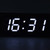 Digital Wall Clock Silent Auto Dimmable LED Electronic Hanging Clock for Public Place Home Office  100‑240V