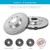 Front & Rear Kit Brake Rotors & Ceramic Pads For  Buick Regal 1996