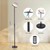 Neoglint Modern Floor Lamp 30W 3000LM Super Bright Upturn LED Standing Lamp 3 Color Temperatures Tall Pole Light Stepless Dimmable with Remote & Knob Control for Living Room Bedroom Office