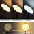 Neoglint Modern Floor Lamp 30W 3000LM Super Bright Upturn LED Standing Lamp 3 Color Temperatures Tall Pole Light Stepless Dimmable with Remote & Knob Control for Living Room Bedroom Office