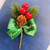 10PCS Christmas Decoration Sprigs 10cm Plastic Christmas Tree Decoration