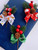 10PCS Christmas Decoration Sprigs 10cm Plastic Christmas Tree Decoration